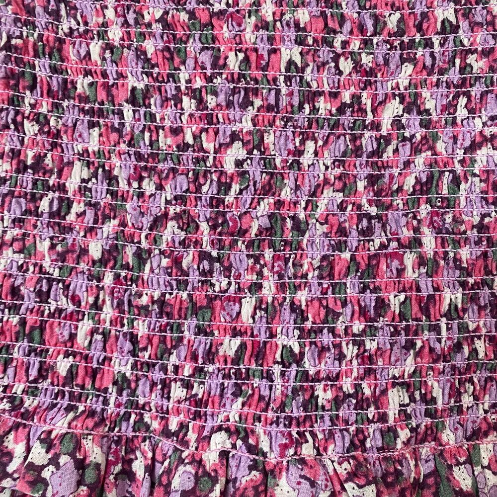 Etoile Isabel Marant Naomi Floral Smocked Mini Skirt NWT Size 36 FR (US 4) - Picture 7 of 14